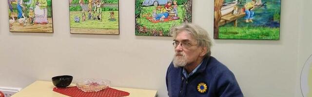 Ees­tis ela­va sak­sa kunst­ni­ku THO­MAS SC­HEI­LE­KE pil­ti­de näi­tus Kuu­sa­lu raa­ma­tu­ko­gus