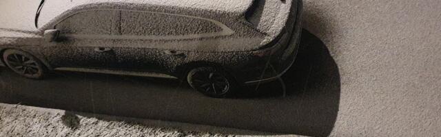 FOTOD | Põhja-Eestis võib maha sadada kuni 5 cm lund. Teletorn sai välgutabamuse