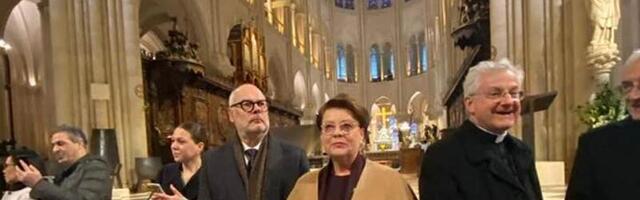 FOTOD | „Õnnitleme Prantsusmaad.“ Notre Dame’i avamisel on kohal ka Alar ja Sirje Karis