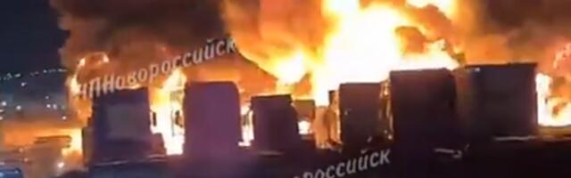Ukraina süütas raketirünnakuga Vene naftabaasi Novorossiiskis