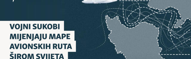 Vojni sukobi mijenjaju mape avionskih ruta širom svijeta