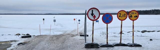 Hiiumaa-Saaremaa vaheline jäätee tehti sõiduautodele avatuks