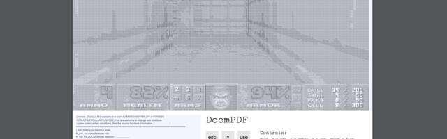 Proovi järele: nüüd saab legendaarseid mänge Tetris ja Doom mängida PDF-dokumendis