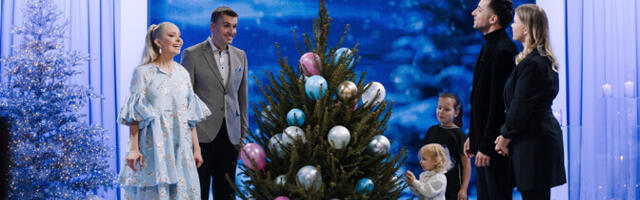 Galerii: ETV jõulustuudio toob kokku pered kaugelt ja lähedalt