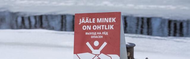 Siseveekogude jääle minek on keelatud alates 31. detsembrist