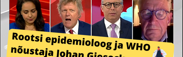 Video: Rootsi epidemioloog ja WHO nõustaja Johan Giesecke kritiseerib karantiini
