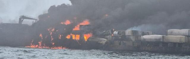 Põhjamerel sai tankeri ja kaubalaeva kokkupõrkes viga vähemalt 32 inimest (lisatud video)