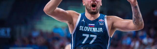 Juba esimese veerandiga 22 punkti visanud Luka Doncic tassis Sloveenia EM-il veerandfinaali