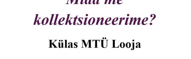 Mälukohvik 6 veebruaril “Mida me kollektsioneerime?”