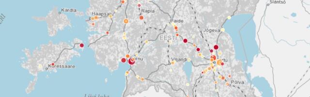 Transpordiamet täiendas loomaõnnetuste registrit ja avaldas uue kaardirakenduse