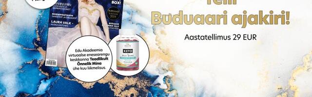 VORMISTA BUDUAARI aastatellimus ja saad kaasa 2 kingitust!