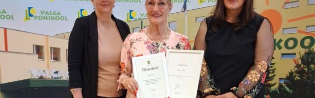 Valga Põhikooli õppejuht Tiiu Püss siirdus pensionile