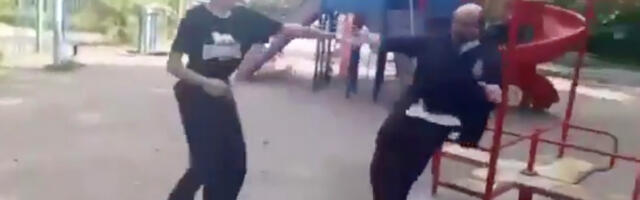 VIDEO: Peterburis peksti Leninit