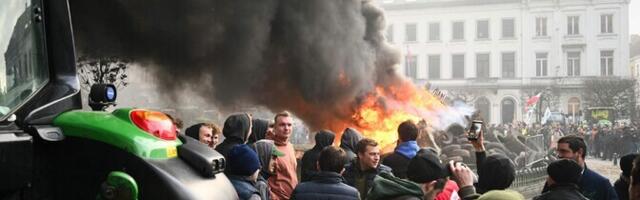 Põllumehed avaldasid Brüsselis meelt Mercosuri vabakaubandusleppe vastu