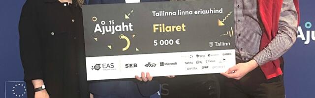 Tallinna eriauhinna „Ajujahi“ ettevõtluskonkursil pälvis ettevõte Filaret, kes koguvad ja töötlevad ümber toksilisi suitsukonisid komposteeruvaks 3D printimise materjaliks