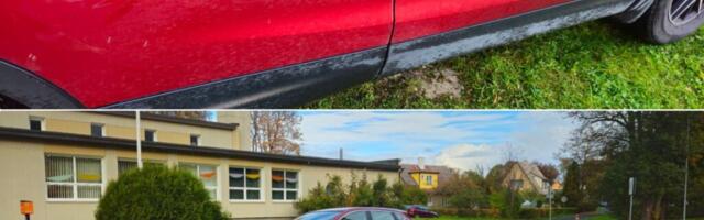 KAS NÄGID PEALT? | Politsei otsib Kärdlas autot kahjustanud isikut