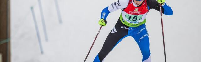 Laskesuusataja Frederik Välbe murdis juunioride IBU karikaetapil poodiumile