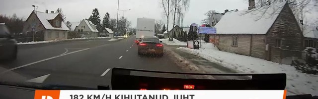 Reporter: 182 km/h kihutanud juht sai 10 päeva aresti