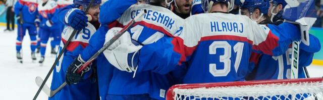 Sakslasi kuue väravaga kostitanud Slovakkia jõudis hokiturniiril esimesena poolfinaali