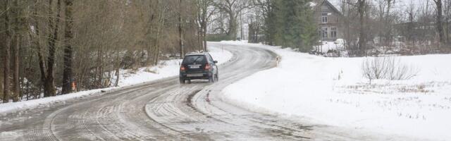 ILMATEADE | Hoiatus! Teedel on suur jäite ja libeduse oht