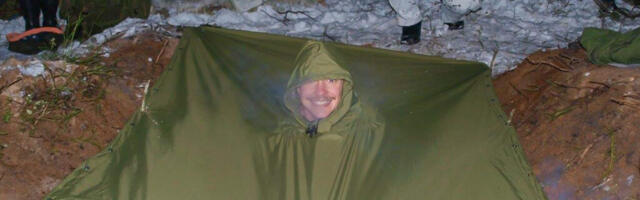 Üks väga eriline saun: kaitseliidu improviseeritud kaevikusaun