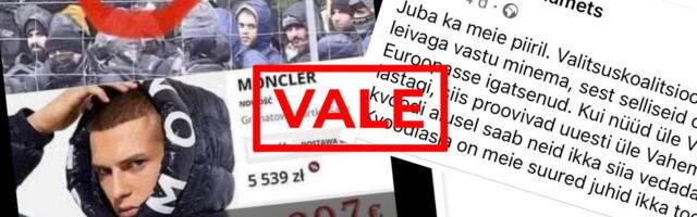 FAKTIKONTROLL | Kas Vene ränderünnakus Soome vastu trügivad üle piiri rikkad migrandid? Ei, see foto pärineb hoopis teisest ajast ja kohast