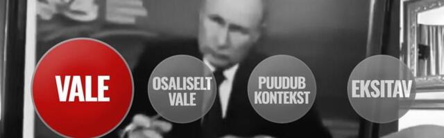 FAKTIKONTROLL | Erakonna Koos esindaja levitab võltsitud RusDelfi artiklit, milles „Putin“ asendati vulgaarse sõnaga „h**lo“