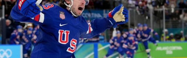 Poolfinaalpaarid selged_ USA lõpetas veerandfinaalis lisaajal Rootsi hokikoondise turniiri