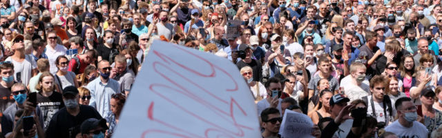 Venemaal Kaug-Idas protestisid tuhanded inimesed mõrvades süüdistatud kuberneri kinnipidamise vastu