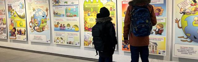 Tallinna Vabaduse väljakul avati kestliku arengu koomiksinäitus