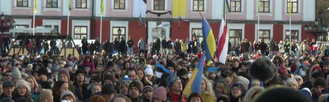 Reporter: Tartus lauldi Ukraina toetuseks