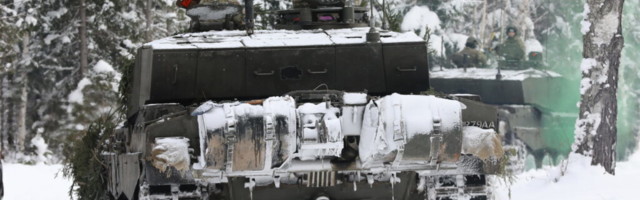 Kaitseväelased harjutavad koos liitlastega talvist sõjapidamist