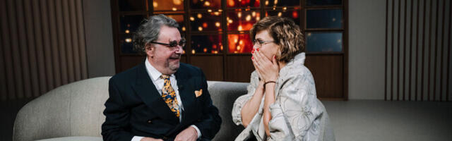 Video: Alev Ström õnnitles Anu Välbat 400. "Hommik Anuga" saate puhul