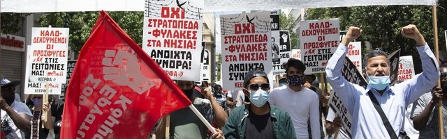 Tööreformi vastane streik pani Kreekas transpordi seisma