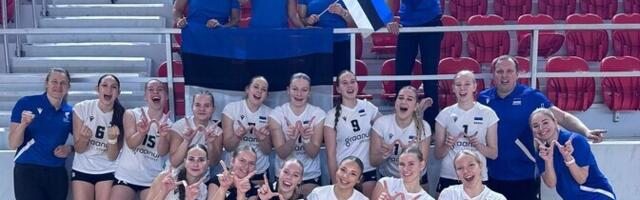 Neidude võrkpallikoondis alustas EEVZA turniiri kindla võiduga