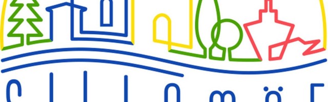 Sillamäe uus kirju logo peegeldab linna siluetti