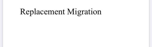 Rahvastiku asendamine polegi vandenõuteooria? See on ÜRO raport