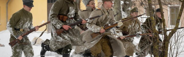 Eesti sõjamuuseumi taaslavastuslahing tuletas meelde iseseisvuse sündi Vabadussõjas