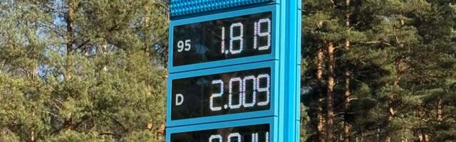 PILTUUDIS: diisel ületas 2 euro piiri