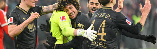 Augsburg lõpetas jälle Bayerni pika kaotuseta seeria