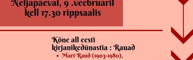 Raamatuklubis räägitakse eesti kirjandusest