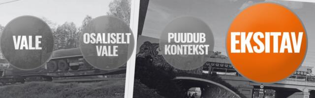 FAKTIKONTROLL | Kas USA tankid kihutavad Tartust Venemaa poole? Ei, tegemist on USA vägede rotatsiooniga