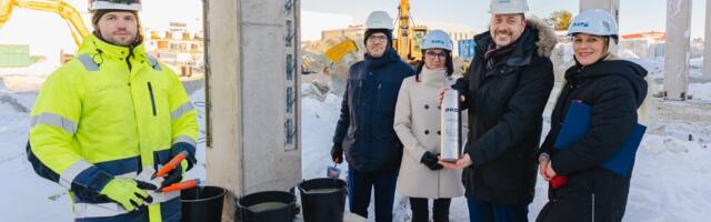 Harju Elektri tehaselaiendus sai nurgakivi. Tootmispind kasvab sügiseks 28 000 ruutmeetrini