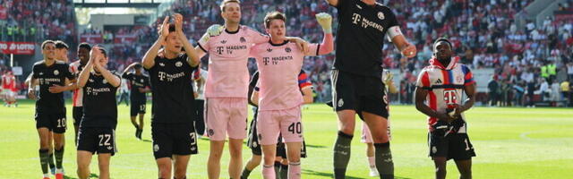 Bayern pööras teisel poolajal 0:3 kaotusseisu võiduks