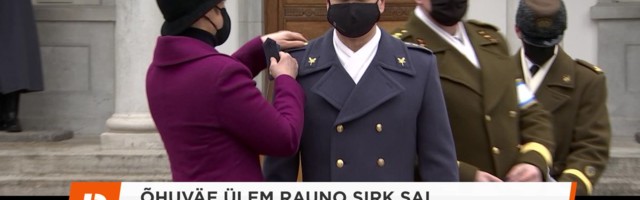 Reporter: Õhuväe ülem Rauno Sirk sai brigaadikindraliks