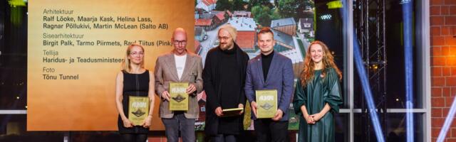 Paide Gümnaasiumi arhitektid pälvisid aastapreemia.