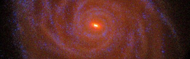 Linnutee keskme kuma võib olla märk tumeaine hävingust