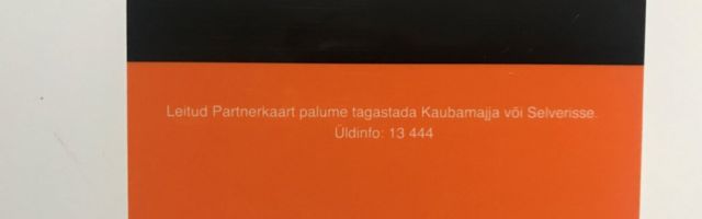 Partnerkaarti saab tänasest kasutada ostude eest tasumisel