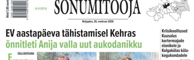 Sõnumitoojast 26. veebruaril