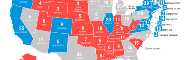 VALIMISTULEMUSED | Biden või Trump? Jälgi USA presidendivalimiste tulemuste saabumist osariikide kaupa!